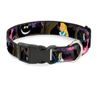 Plastic Clip Collar Alice & the Cheshire Cat Scenes Small 9.5-13"
