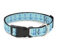 Plastic Clip Collar Anchor2 C/U Turquoise/Blues Small 9.5-13"