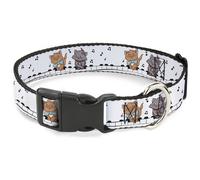 Plastic Clip Collar Aristocats Toulouse and Berlioz Piano Pose and Musical Notes