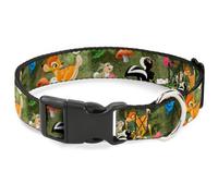 Plastic Clip Collar Bambi & Friends Scene Small 9.5-13"