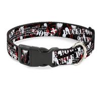 Plastic Clip Collar BD Punk WIDE-Small 13-17"