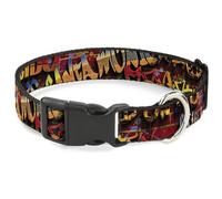 Plastic Clip Collar Beach Tags/Paint Splatter Brick Wall/Beach Scenes Large 15-2