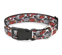 Plastic Clip Collar Cars 3 Lightning McQueen/Storm Jackson Poses Scattered White