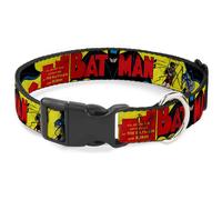 Plastic Clip Collar Classic BATMAN Issue #1 Robin & Batman Cover Pose Yellow/Red