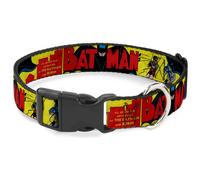 Plastic Clip Collar Classic BATMAN Issue #1 Robin & Batman Cover Pose Yellow/Red