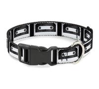 Plastic Clip Collar DC Cassette Tape WIDE-Small 13-17"