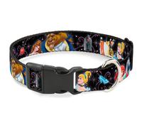 Plastic Clip Collar Disney Princesses & Prince's Dancing Large 15-24"