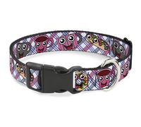 Plastic Clip Collar Donuts & Coffee Cartoon2 WIDE-Medium 16-23"