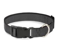 Plastic Clip Collar Dot Black/White WIDE-Small 13-17"