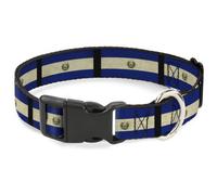 Plastic Clip Collar El Salvador Flag/Black Medium 11-16.5"