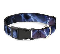Plastic Clip Collar Galaxy Swirl/Shining Stars Small 9.5-13"