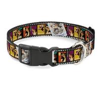 Plastic Clip Collar Gremlins Gizmo Filmstrip Poses Multi Color Large 15-24"