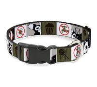 Plastic Clip Collar Gremlins GIZMO Poses/Rules Blocks Red/Greens/Grays/White NAR