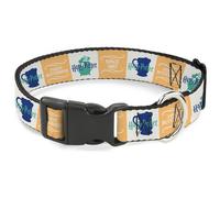 Plastic Clip Collar Harry Potter FINEST BUTTERBEER SINCE 1867 Icon Blocks Yellow