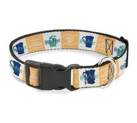 Plastic Clip Collar Harry Potter FINEST BUTTERBEER SINCE 1867 Icon Blocks Yellow