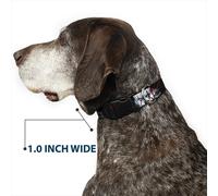 Plastic Clip Collar IT CHAPTER TWO Pennywise Face CLOSE-UP Black/Red/Blues WIDE-