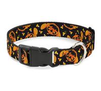 Plastic Clip Collar Lilo and Stitch Halloween Stitch Jack-O-Lantern Pumpkin and