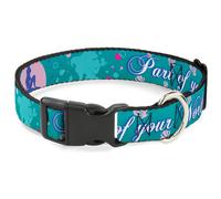 Plastic Clip Collar Little Mermaid Silhouette Scenes PART OF YOUR WORLD Blues NA