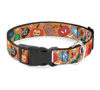 Plastic Clip Collar Marvel 9-Avengers Halloween Jack-O-Lantern Pumpkin Icons Sca