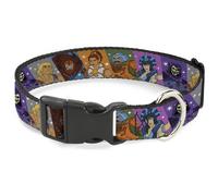 Plastic Clip Collar Masters of the Universe Character Block Stripe Poses Multi C