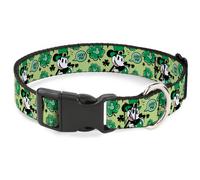 Plastic Clip Collar Mickey Mouse St. Patrick's Day LUCKY ME Leprechaun Pose and
