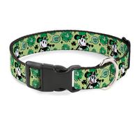 Plastic Clip Collar Mickey Mouse St. Patrick's Day LUCKY ME Leprechaun Pose and