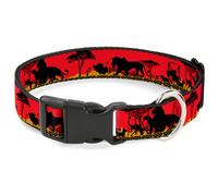 Plastic Clip Collar Mufasa & Simba JUST CAN'T WAIT TO BE KING/Family Silhouette