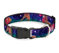 Plastic Clip Collar Mufasa & Simba Night Poses WIDE-Small 13-17"