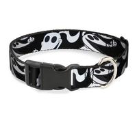Plastic Clip Collar Nightmare Before Christmas Zero Expressions Black/White Larg