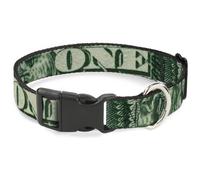 Plastic Clip Collar One Dollar Bill Eye of Providence/Bald Eagle CLOSE-UP WIDE-M