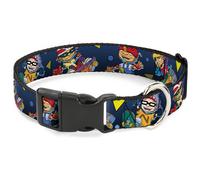 Plastic Clip Collar Rocket Power 4-Character Action Poses/Shapes Cool Gray/Multi