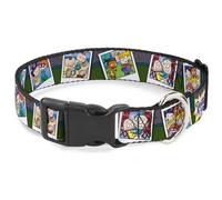 Plastic Clip Collar RUGRATS Character Snapshots NARROW-Large 9.5-14.5"