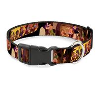 Plastic Clip Collar Snow White & the Seven Dwarfs Scenes WIDE-Small 13-17"