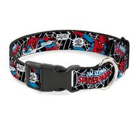 Plastic Clip Collar Spider-Man in Action2 w/AMAZING SPIDER-MAN WIDE-Large 20-31"