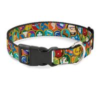 Plastic Clip Collar Stacked Wilderness Explorers Badges Small 9.5-13"