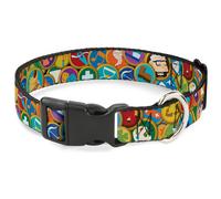 Plastic Clip Collar Stacked Wilderness Explorers Badges WIDE-Small 13-17"