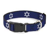 Plastic Clip Collar Star of David Large 15-24"