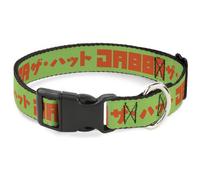 Plastic Clip Collar Star Wars JABBA THE HUTT Text and Characters Green/Orange La