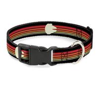 Plastic Clip Collar Star Wars Millennium Falcon Stripe Black/Multi Color WIDE-La