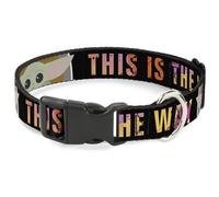 Plastic Clip Collar Star Wars The Child Chibi Pod Pose THIS IS THE WAY Black/Mul