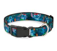 Plastic Clip Collar Stitch Hula Dance 5-Poses WIDE-Large 20-31"