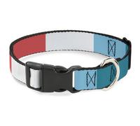 Plastic Clip Collar Summer Essentials Color Block 4 Small 9.5-13"