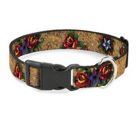 Plastic Clip Collar Tattoo Johnny-Stars NARROW-Medium 8.5-12"