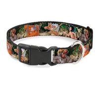 Plastic Clip Collar The Jungle Book I Wanna Be Like You 4-Character Scene WIDE-M