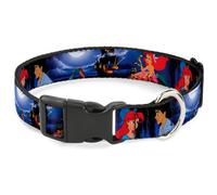 Plastic Clip Collar The Little Mermaid Ariel & Eric Scenes Large 15-24"