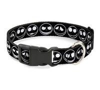 Plastic Clip Collar The Nightmare Before Christmas Jack 5-Expressions Black/Whit