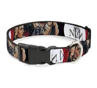 Plastic Clip Collar THE NUN Sister Irene Poses Collage NARROW-Medium 8.5-12"