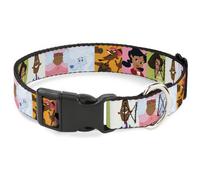 Plastic Clip Collar The Proud Family 6-Character Block Poses WIDE-Large 20-31"
