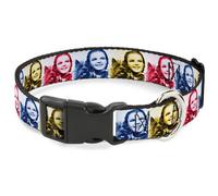Plastic Clip Collar The Wizard of Oz Dorothy and Toto Pose Blocks Blues/Yellows/