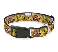 Plastic Clip Collar THIS IS FINE Question Hound Cafe Fire Comic Strip Blocks Lar